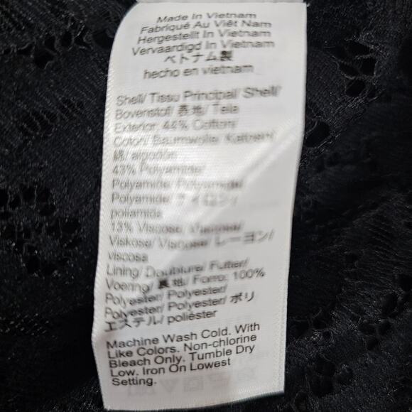 J.Crew Scalloped Lace Mock Neck Top & Peyton Pant Set Black Size 10 NWT - Picture 11 of 12